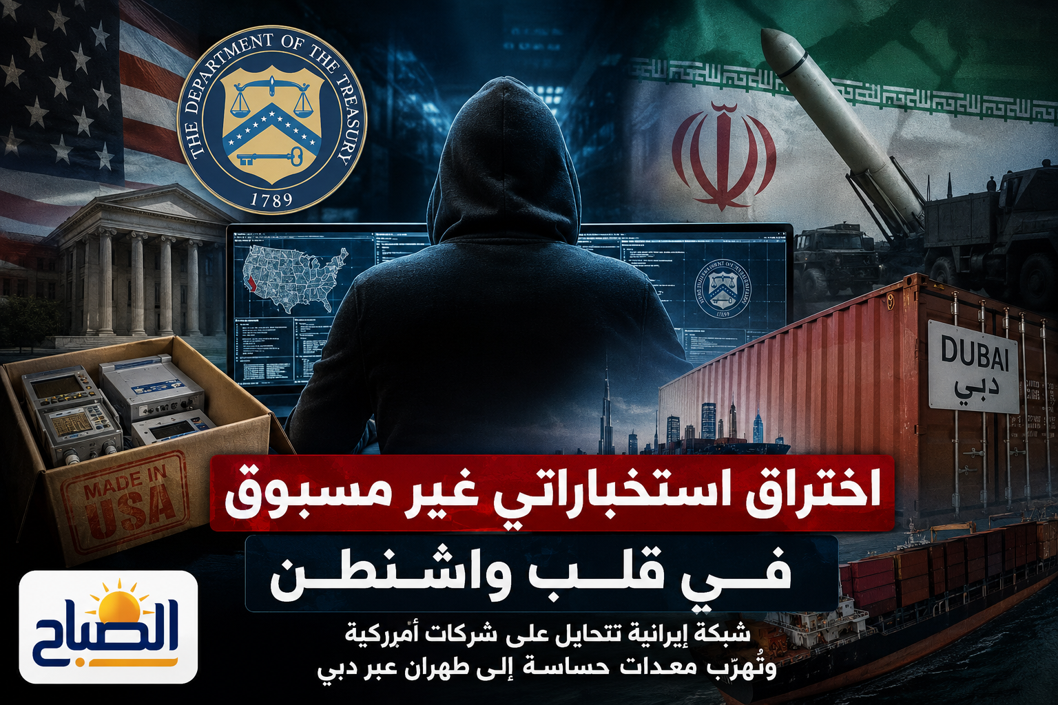 اختراق بلا رصاصة.. شبكة إيرانية تخدع شركات أمريكية وتهرّب تكنولوجيا حساسة عبر دبي